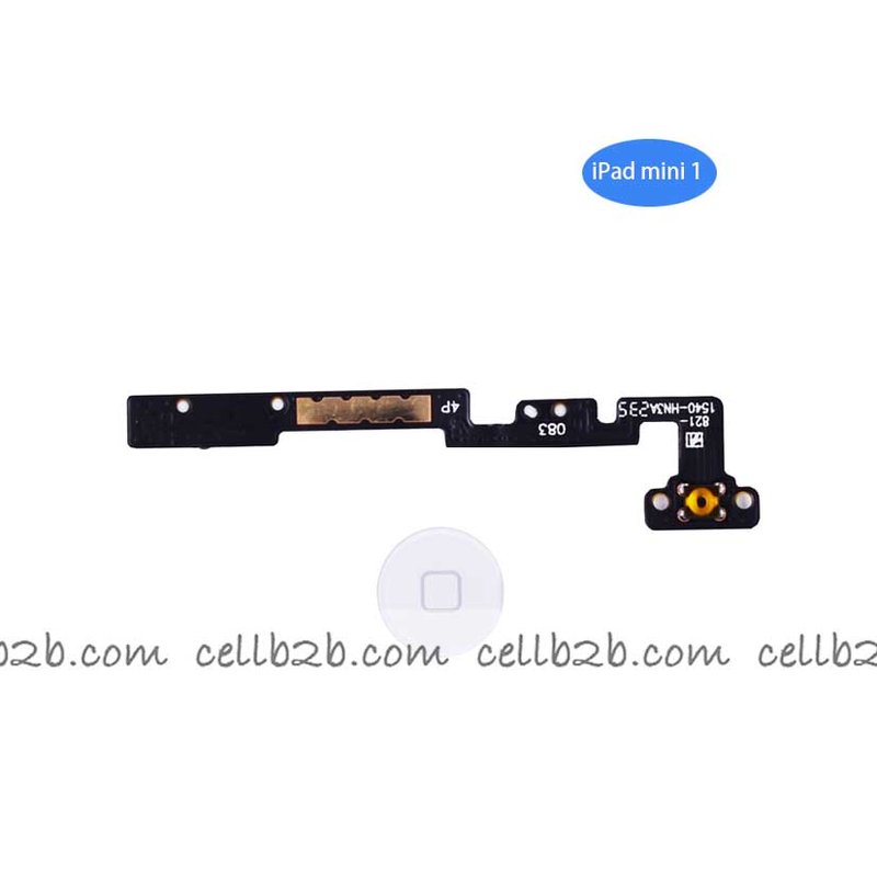Cable Flex de Home para iPad Mini 1 A1432 A1454 A1455 Blanco