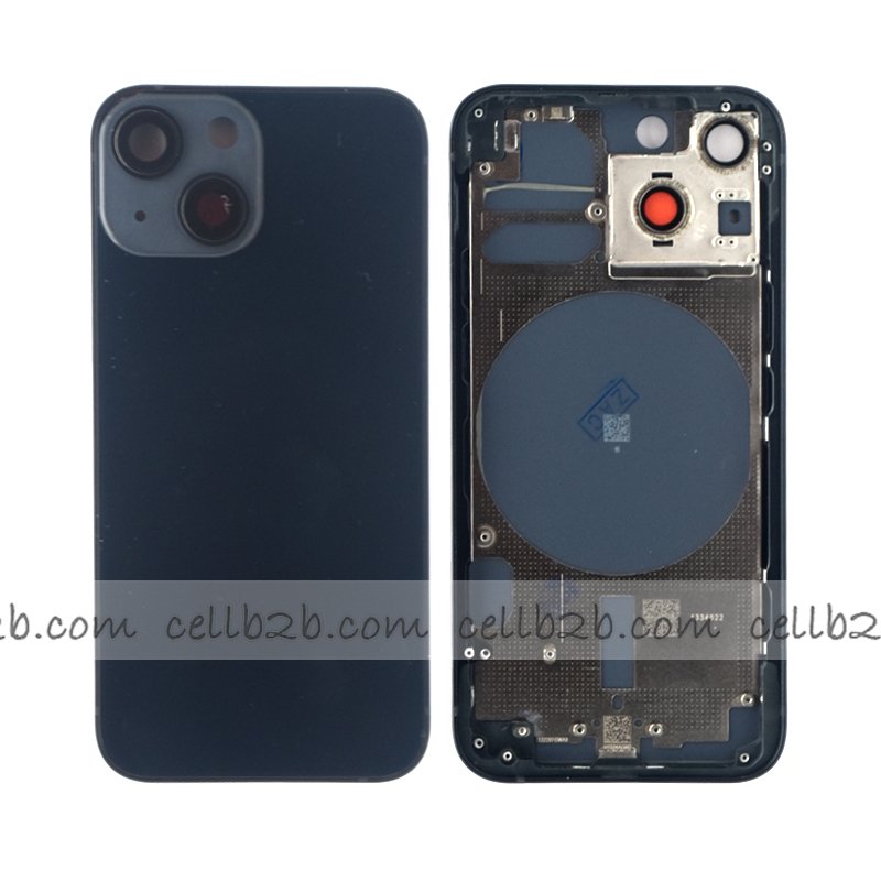 Carcasa Chasis Tapa Con Bandeja iPhone 13 Mini Negro sin Recambios