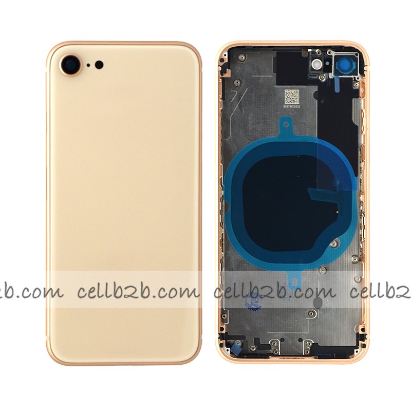 Carcasa Chasis Tapa Con Bandeja iPhone 8G Oro Rosa sin Recambios