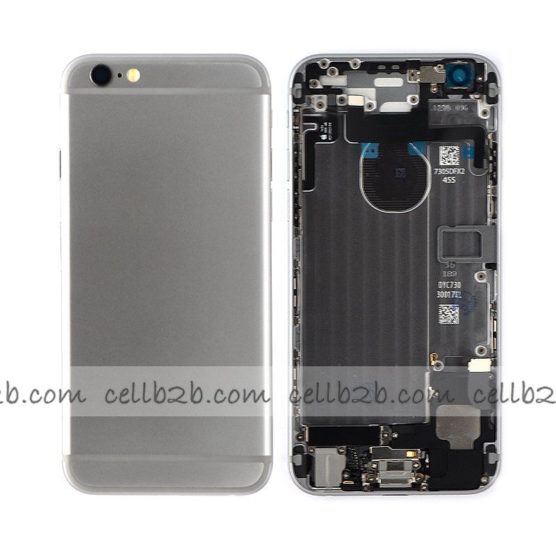 Carcasa Chasis Tapa Con Recambio iPhone 6G Negra