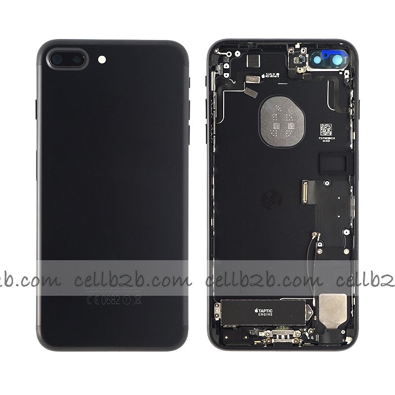 Carcasa Chasis Tapa Con Recambio iPhone 7Plus Negro