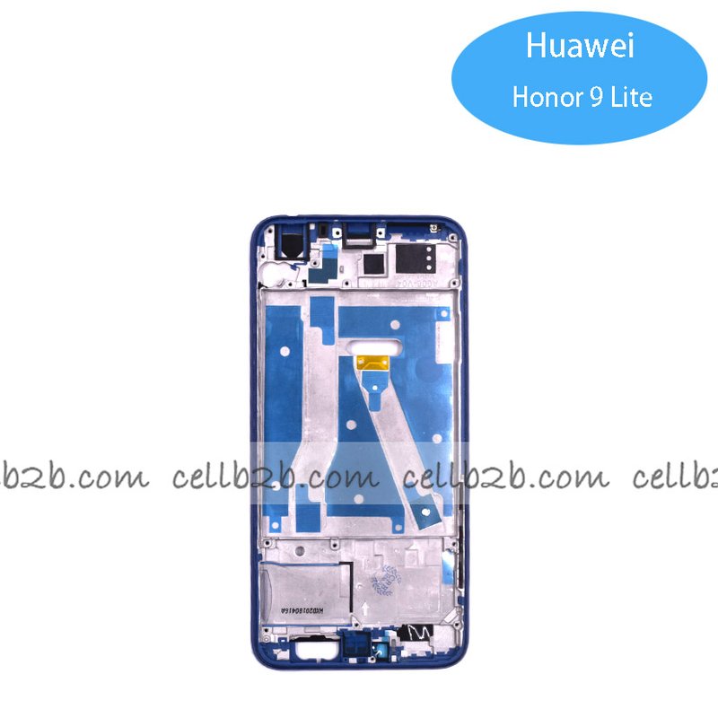 Carcasa Frontal/ intermedia para Huawei Honor 9/ Honor 9 Lite Azul Original