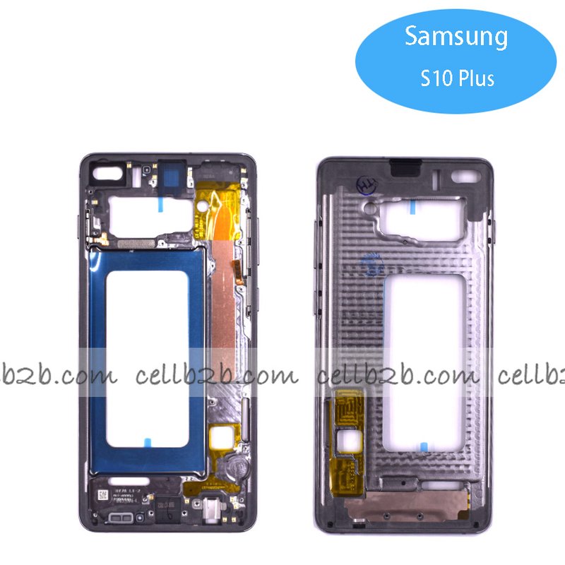 Carcasa Frontal para Samsung S10 Plus G975 Negro Original