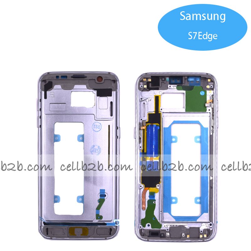 Carcasa Frontal para Samsung S7 Edge G935 Negro Original