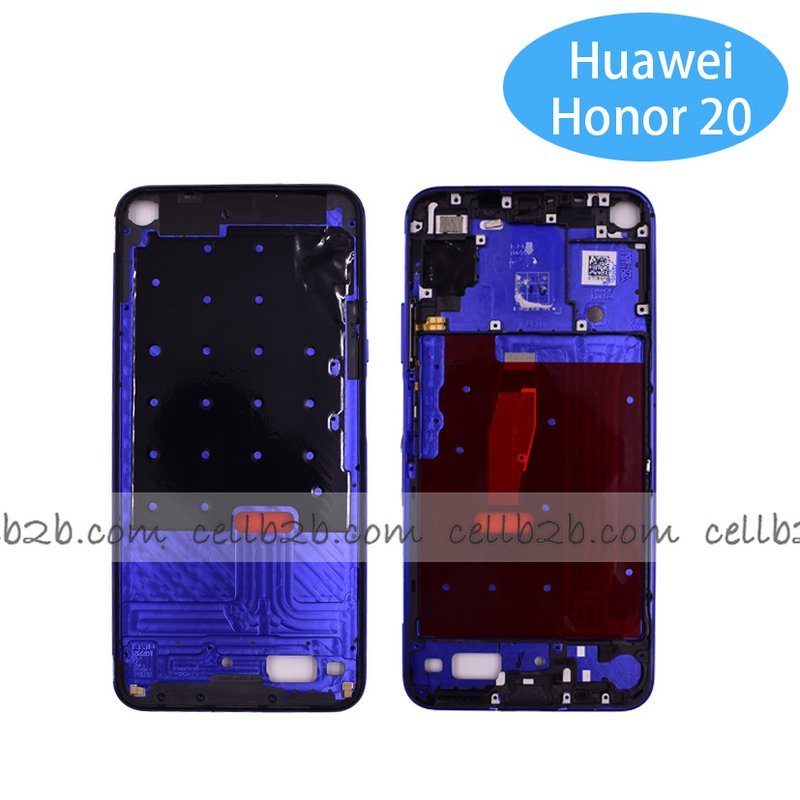 Carcasa intermedia para Huawei Honor 20 / Nova 5T Azul Original