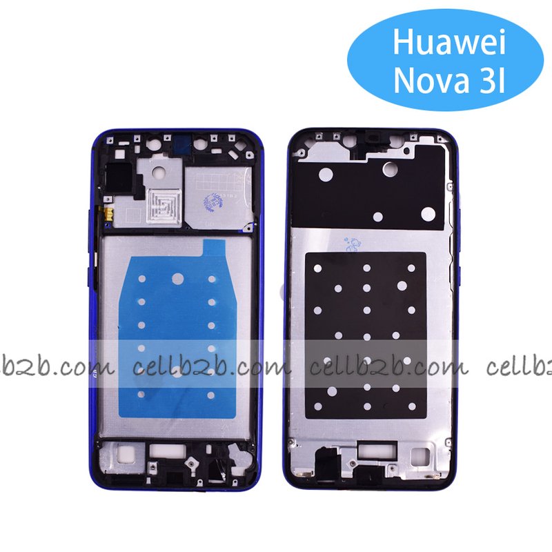 Carcasa intermedia para Huawei P Smart Plus / Nova 3i Azul Original