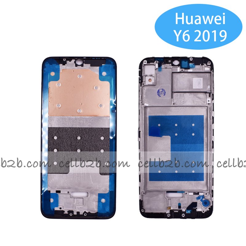 Carcasa intermedia para Huawei Y6 2019 Negra Original