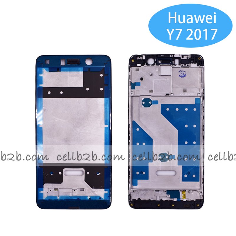 Carcasa intermedia para Huawei Y7 2017 Negro Original