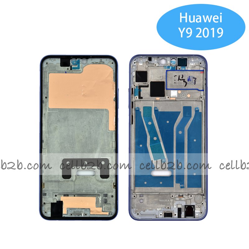 Carcasa intermedia para Huawei Y9 2019/ Enjoy 9 Plus Azul Original