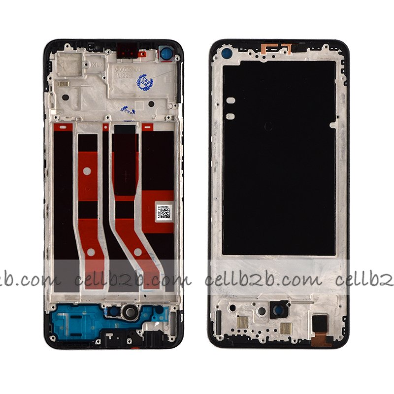 Carcasa Intermedia para OPPO A74 4G Negro