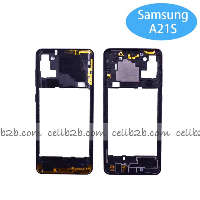 Carcasa intermedia para Samsung A21S A217F Negra