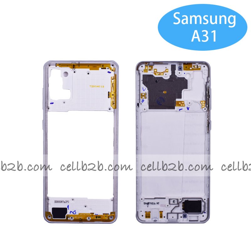 Carcasa intermedia para Samsung A31 A315F Blanca
