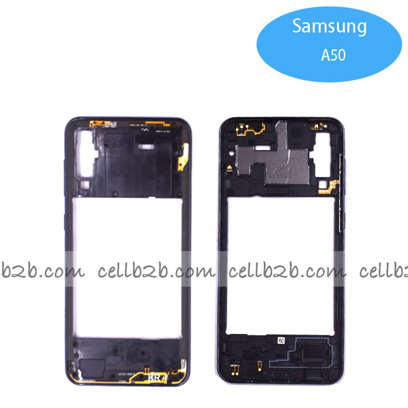 Carcasa Intermedia para Samsung A50 A505 Negro