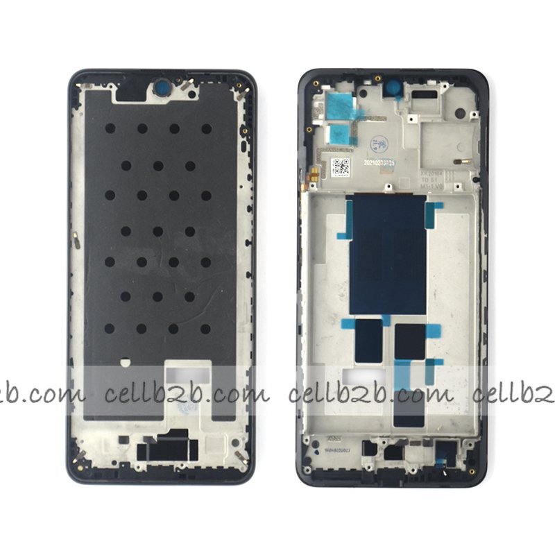 Carcasa Intermedia para Xiaomi Redmi Note 10 Pro 5G Negra Original