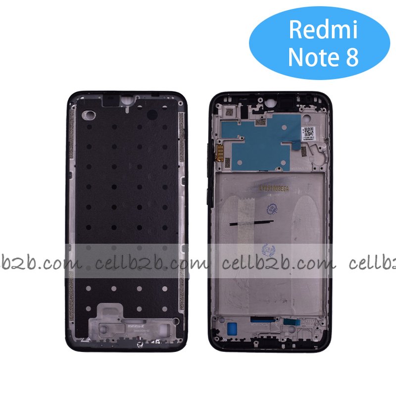 Carcasa Intermedia para Xiaomi Redmi Note 8 Negro