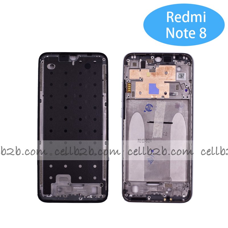 Carcasa Intermedia para Xiaomi Redmi Note 8 Plateado