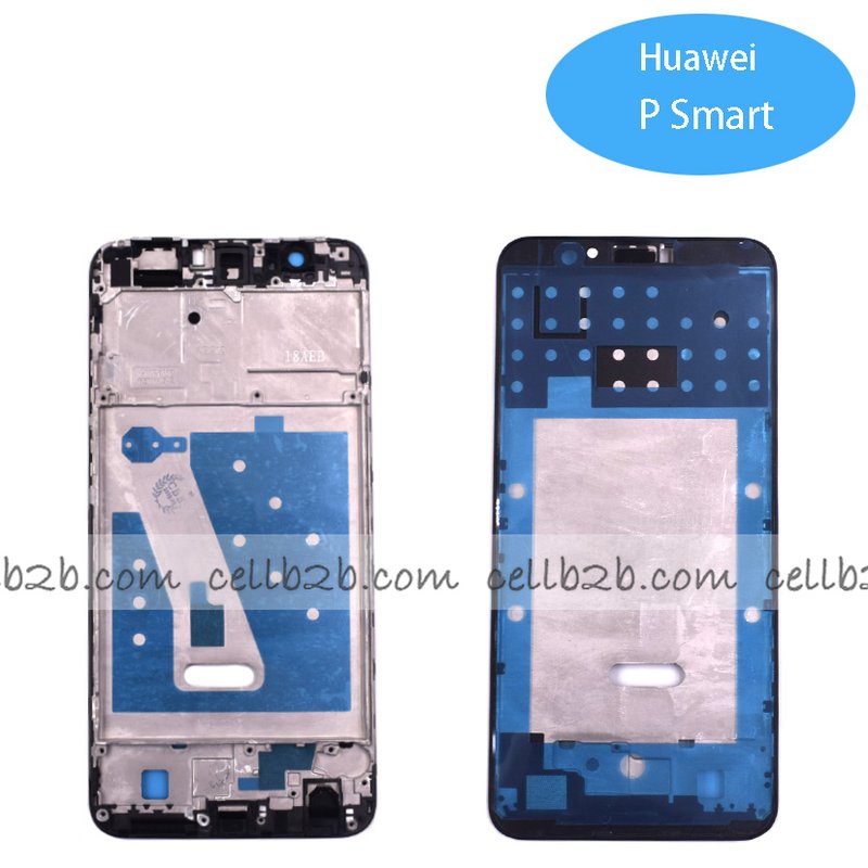 Carcasa intermedia para Huawei P Smart/ Enjoy 7S Negra