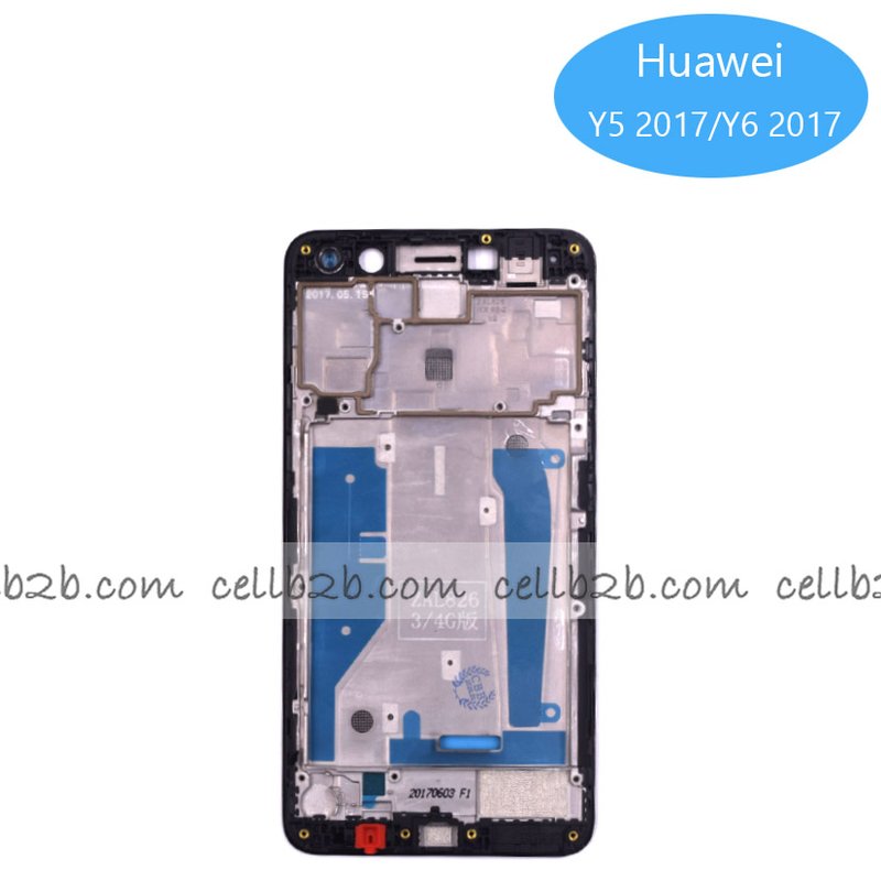 Carcasa intermedia para Huawei Y6 2017/ Y5 2017 Negro Original