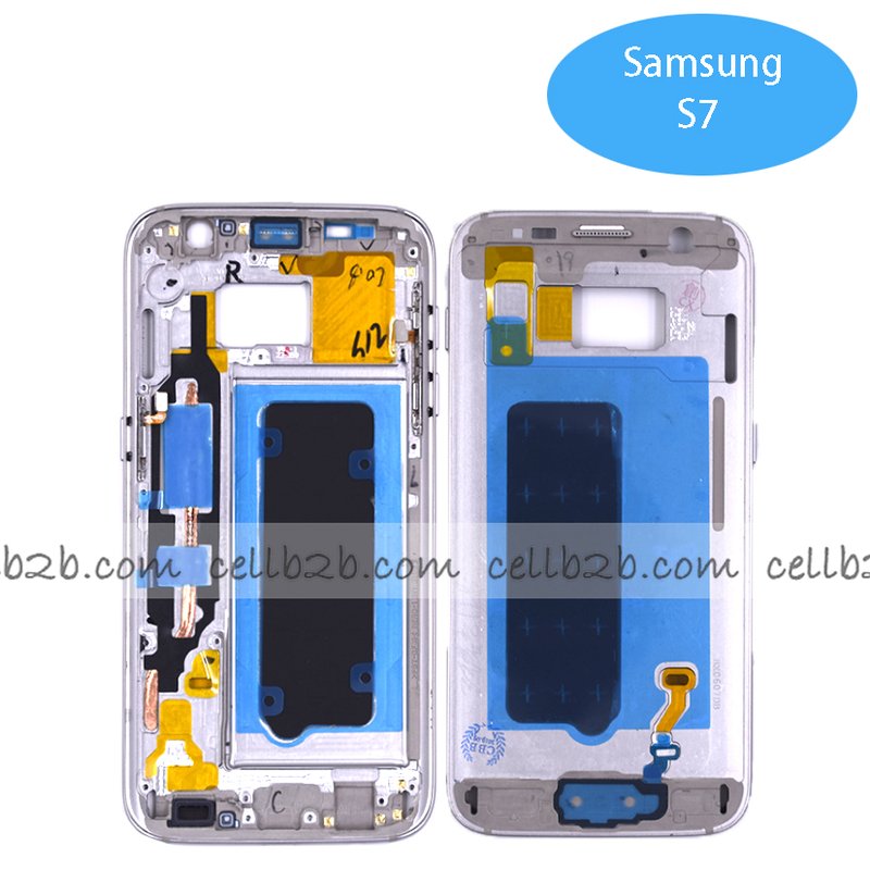 Carcasa intermedia para Samsung Galaxy S7 G930F Dorado