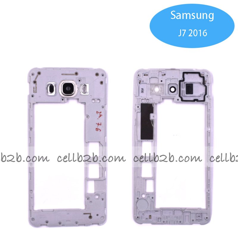 Carcasa intermedia para Samsung J7 2016 J710 Dorado Original