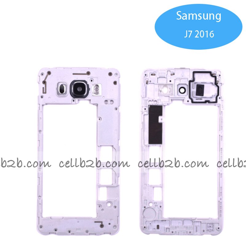 Carcasa intermedia para Samsung J7 2016 J710 Negro Original