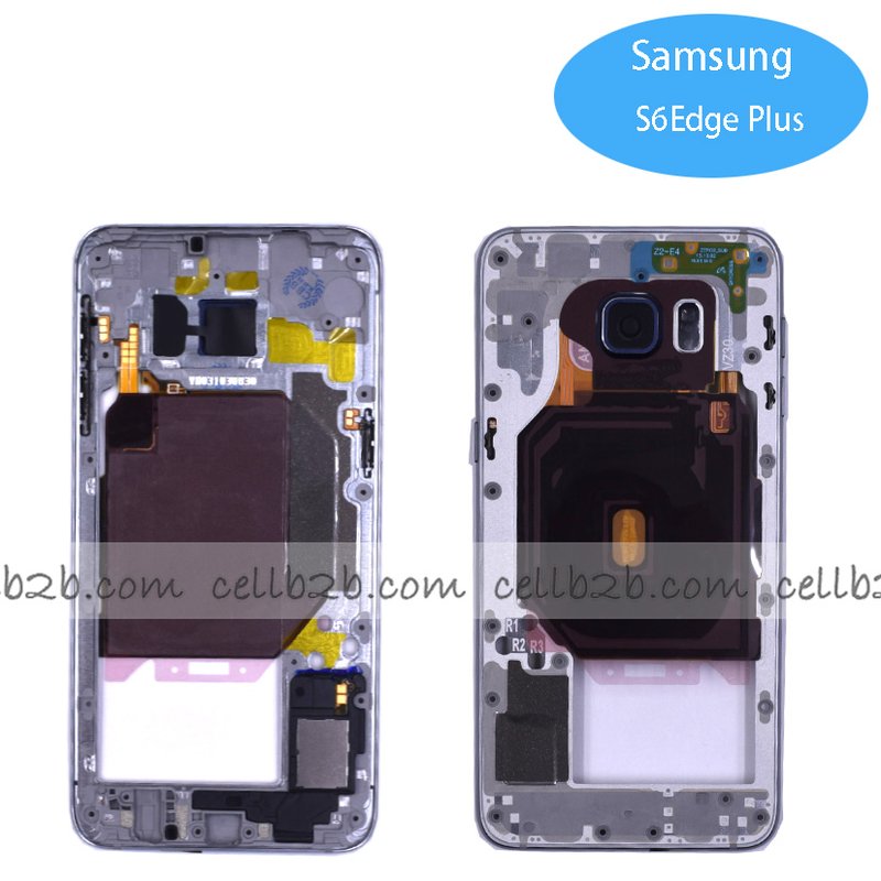Carcasa intermedia para Samsung S6 Edge Plus G928 Negro Original