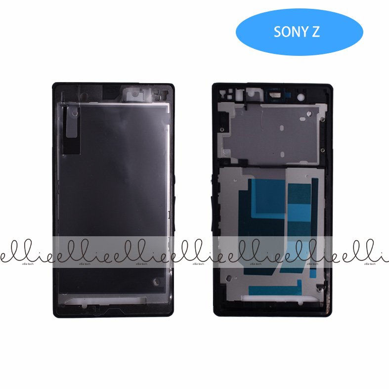 Carcasa intermedia para Sony Z Negra
