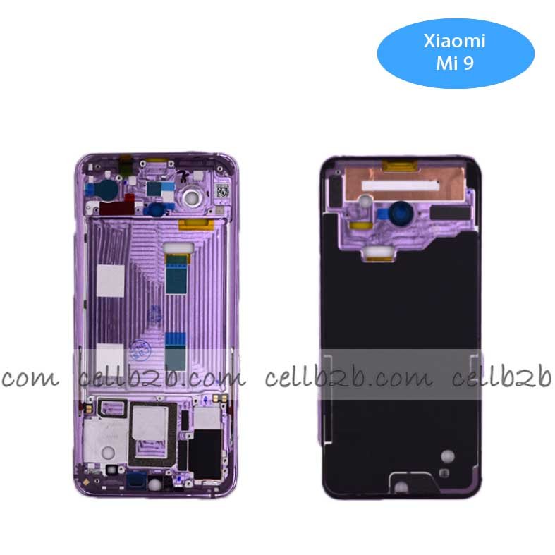 Carcasa intermedia para Xiaomi Mi 9 Lila Original