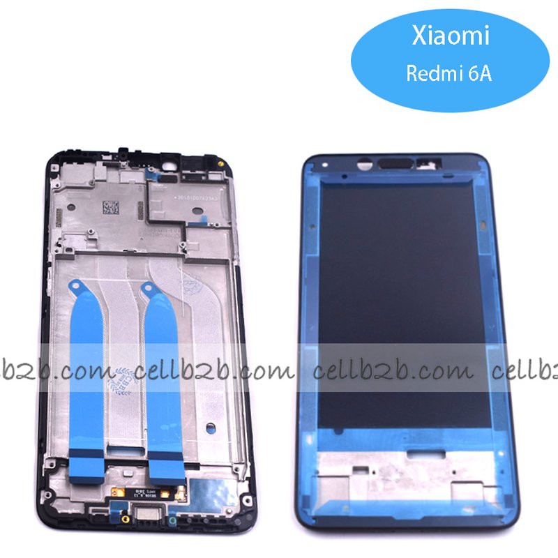 Carcasa intermedia para Xiaomi Redmi 6A Negra