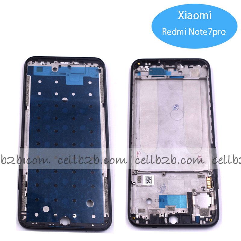 Carcasa intermedia para Xiaomi Redmi Note 7 Negra
