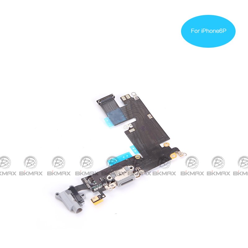 Cable Flex de Carga y audio jack para iPhone 6 Plus Gris Claro
