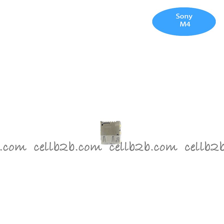 Conector con Lector de Tarjeta SD para Sony M4/ M4 Aqua