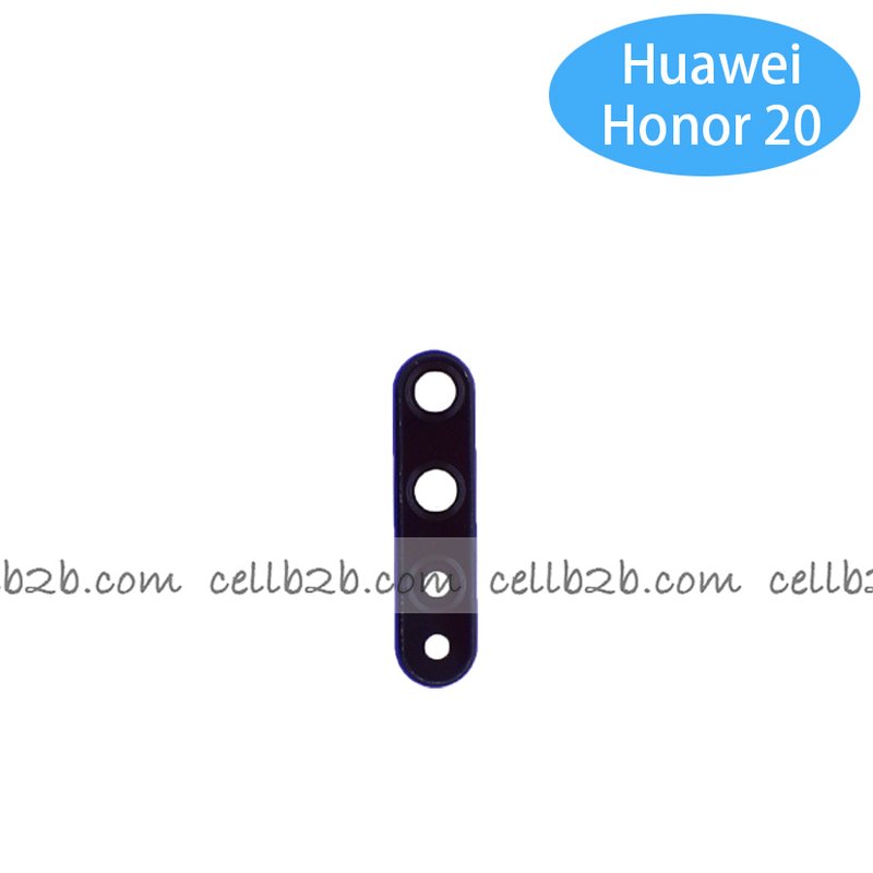 Cristal Cámara con Marco para Huawei Honor 20 / Nova 5T Azul camara