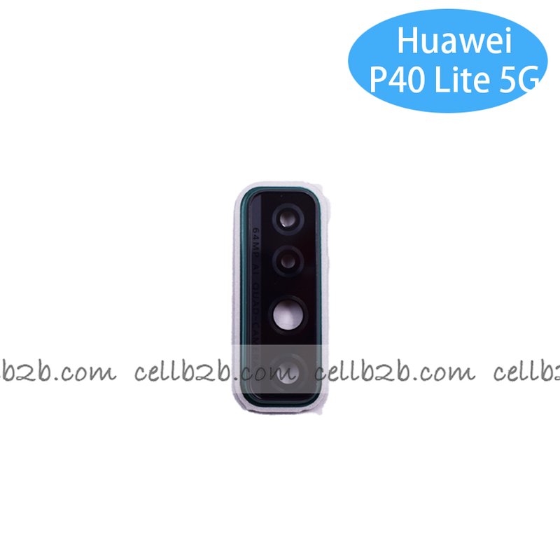 Cristal Cámara con Marco para Huawei P40 Lite 5G / Nova 7SE Verde camara