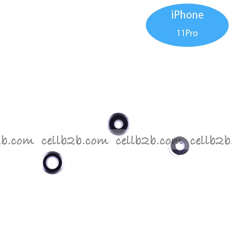 Cristal Cámara con Marco para iPhone 11 Pro Blanco
