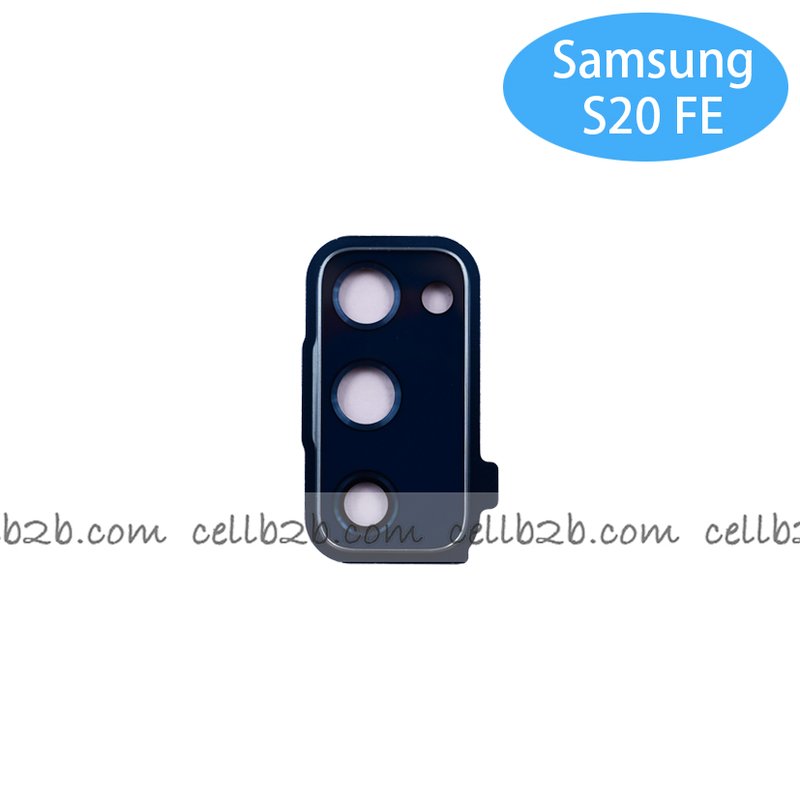Cristal Cámara con Marco para Samsung S20 FE / S20 Lite G780F Verde