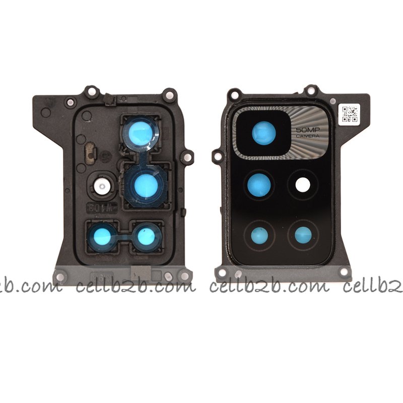 Cristal Cámara con Marco para Xiaomi Redmi 10 2020 / Redmi 10 2021 / Redmi 10 2022 Negro camara