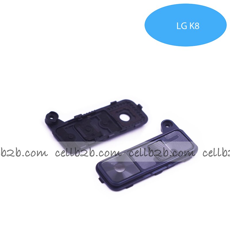 Cristal Cámara + Marco para LG K8 Azul