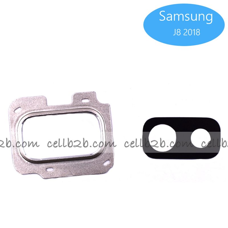 Cristal Cámara + Marco para Samsung J8 2018 J810 Dorado