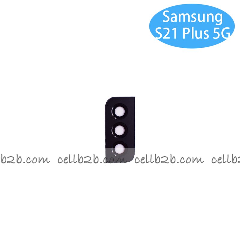 Cristal Cámara + Marco para Samsung S21 Plus 5G G996B Negro