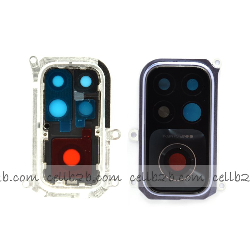 Cristal Cámara + Marco para Xiaomi Mi 10T 5G Plateada