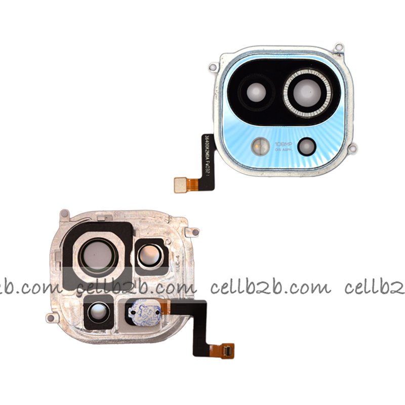 Cristal Cámara + Marco para Xiaomi Mi 11 Azul camara