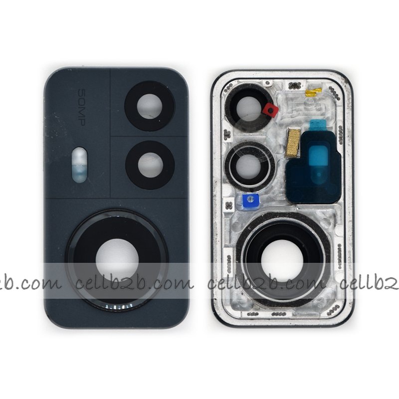 Cristal Cámara + Marco para Xiaomi Mi 12 Pro Gris