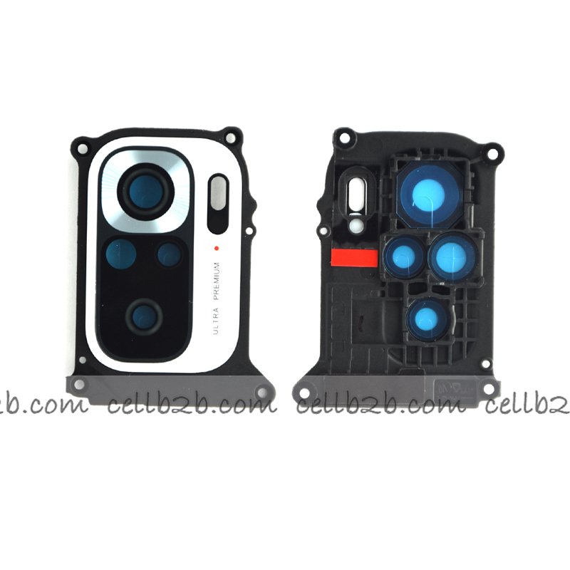 Cristal Cámara + Marco para Xiaomi Redmi Note 10S Blanco/Azul