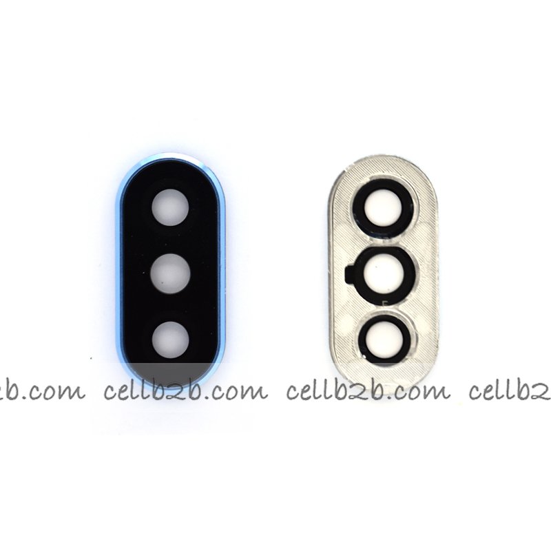 Cristal Cámara + Marco para Xiaomi Redmi Note 6 Pro Azul