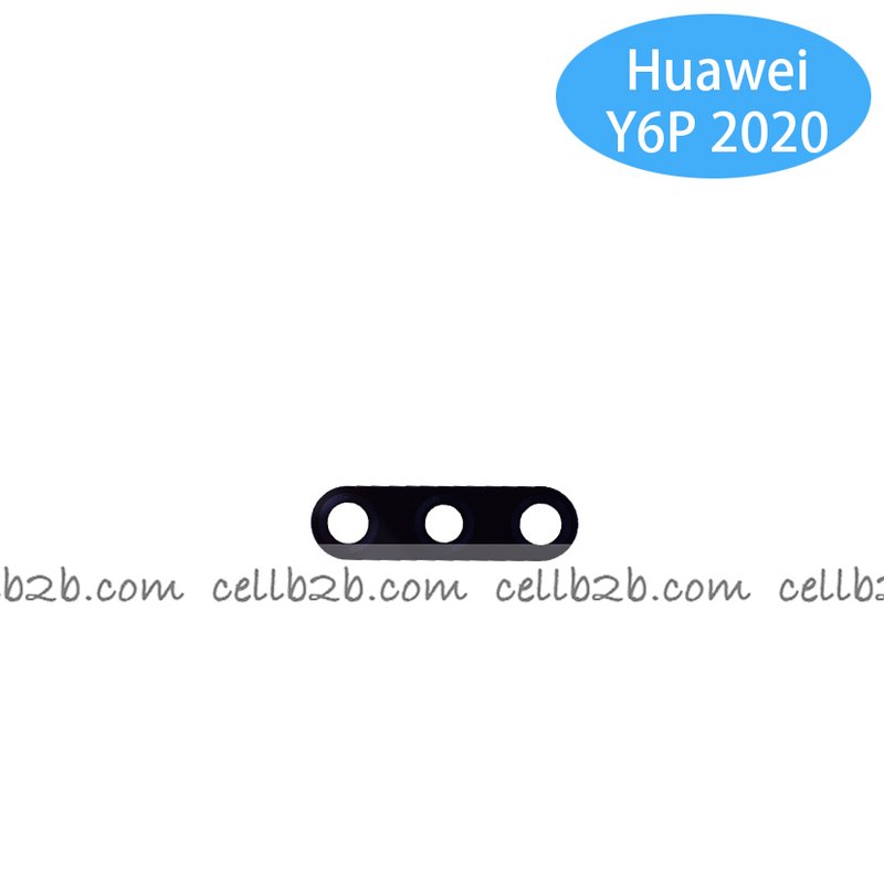 Cristal Cámara para Huawei Y6P Negro camara