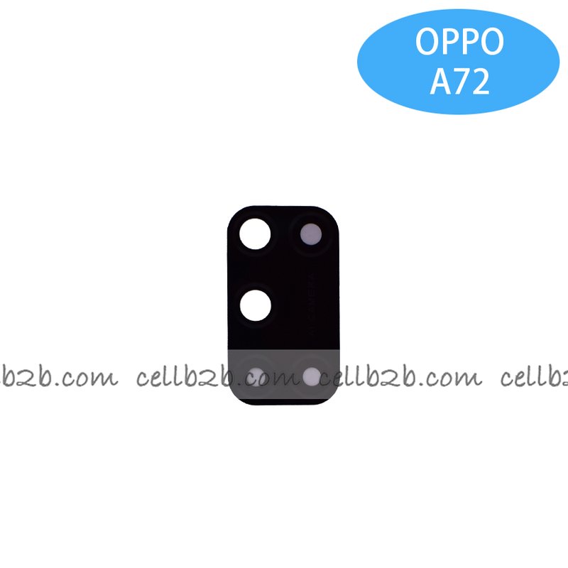 Cristal Cámara para OPPO A52 / A72 Negro camara