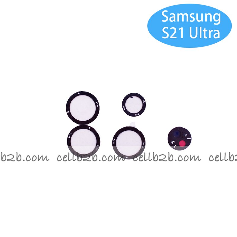 Cristal Cámara para Samsung S21 Ultra G998B Negro camara