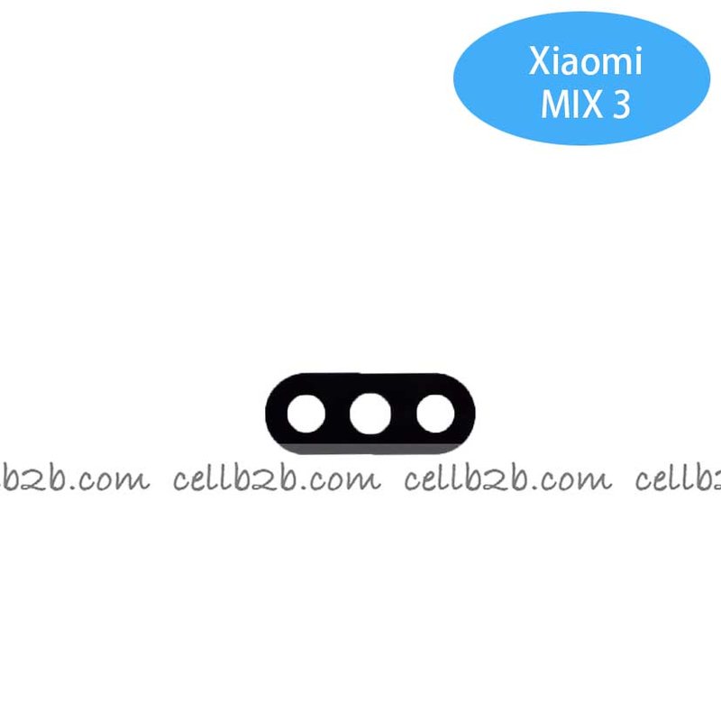 Cristal Cámara para Xiaomi Mi Mix 3 Negro camara