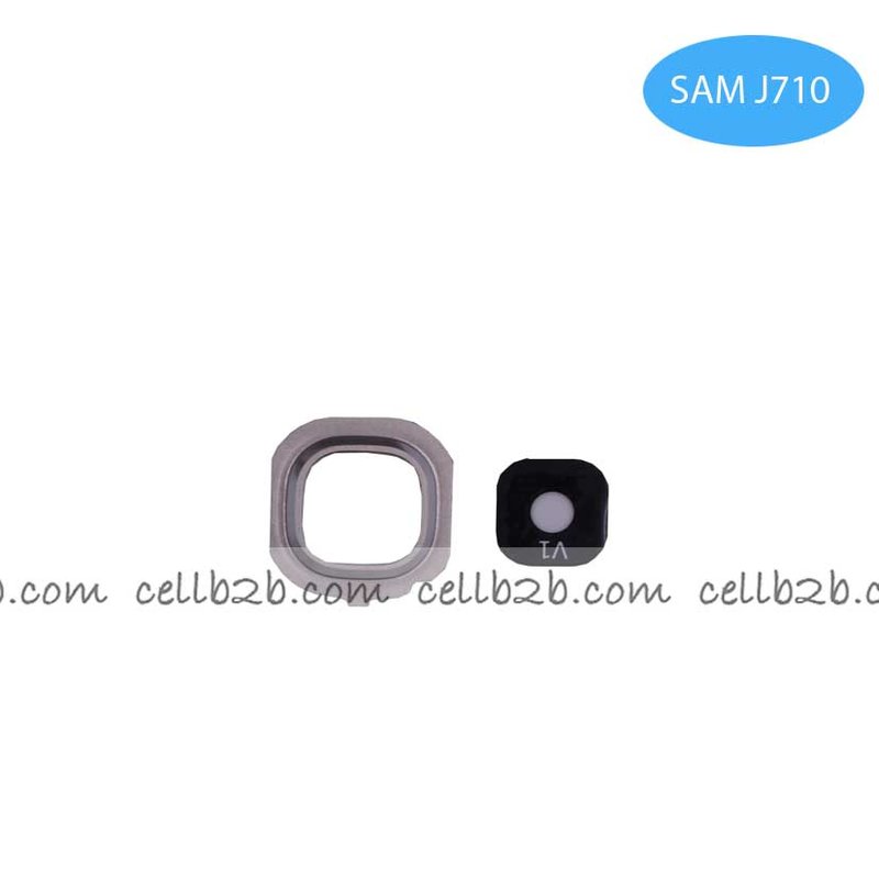 Cristal cámara+marco soporte para SAMSUNG J5（2016）J510/J7（2016）J710 Dorado